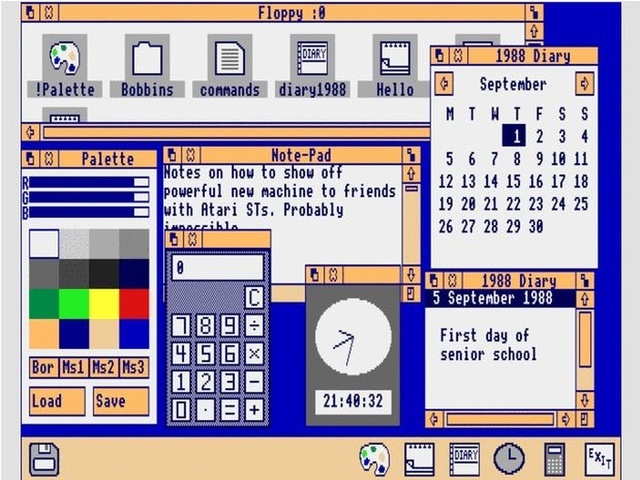 Interfaz Arthur Risc OS