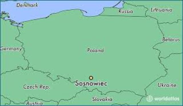 The German army enters Sosnowiec