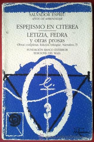 Publicació Letizia i d'altres proses