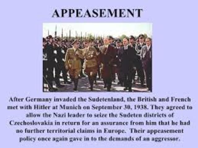 Sududentland And Appeasement