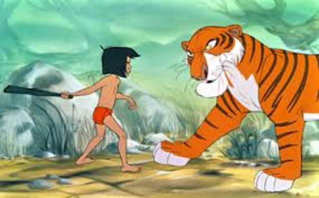 Mowgli Burns Shere Khan