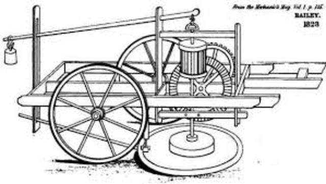 PRACTICAL MOWING MACHINE PATENTED