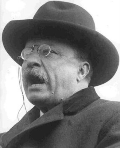 Theodor Teddy Roosevelt becomes president
