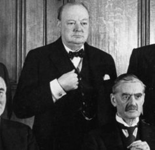 Churchill becomes prime minister of England