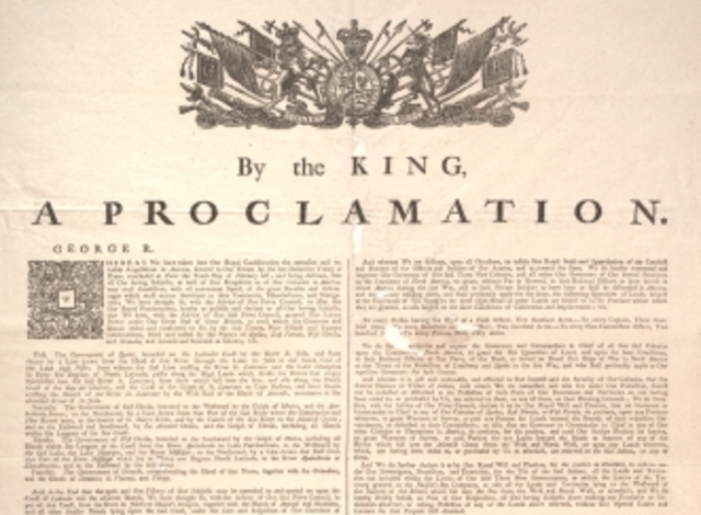 Proclamation of 1763