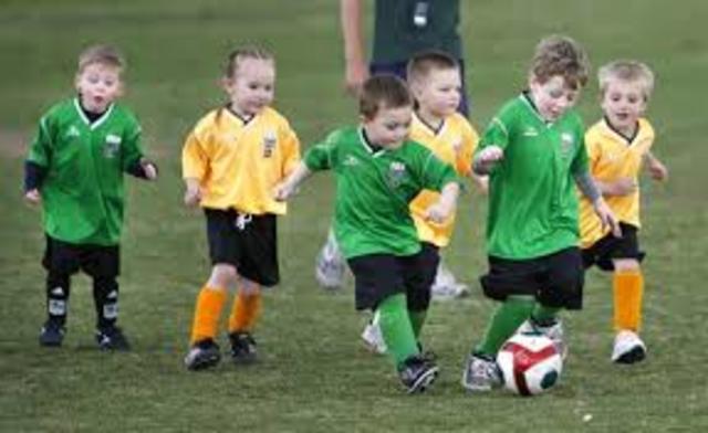 My first soccer game