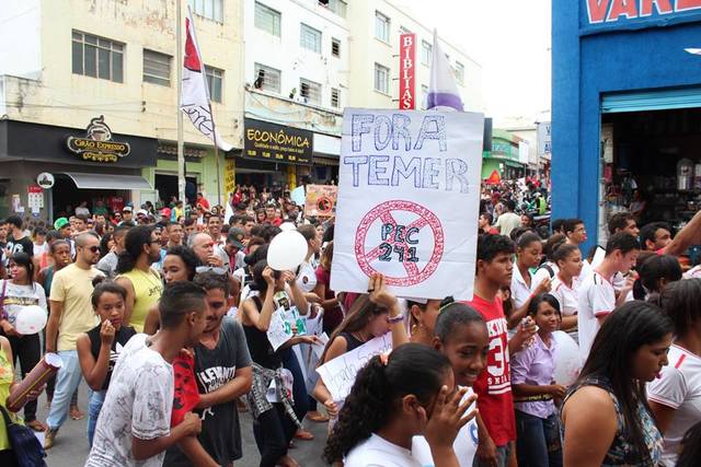 Ato contra a PEC 55 | Montes Claros | 10/11