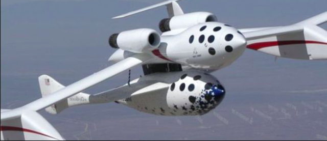 SpaceShipOne conducts the first privately flown and funded manned spaceflight.