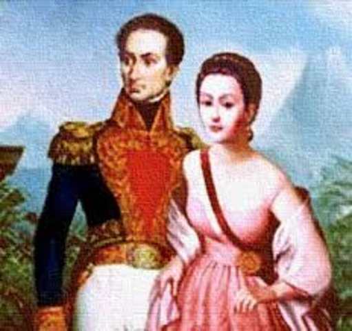 Marrige of Simon Bolivar