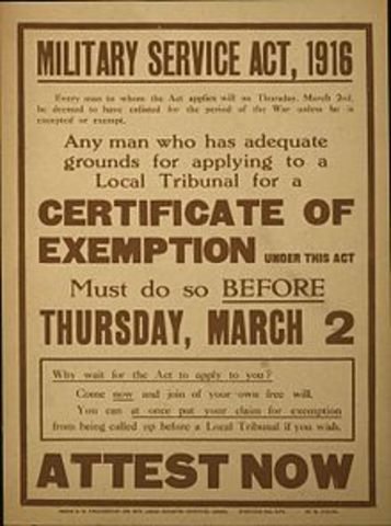 Conscription Crisis (Military Service Act)