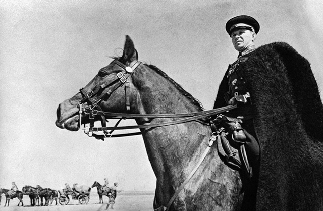 Cossack horsemen came over to alaska