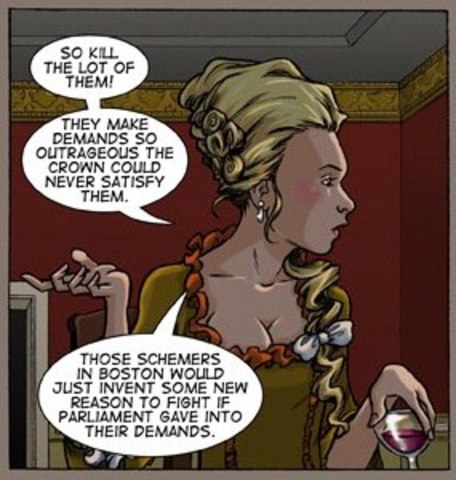 The British withdrawal from Boston