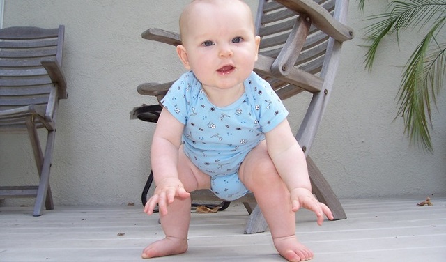 I walk for the first time