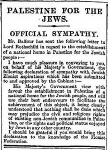 Balfour Declaration