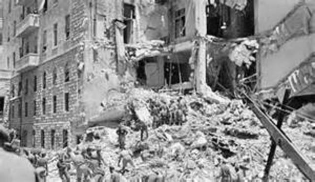 Irgun Bombs King David Hotel