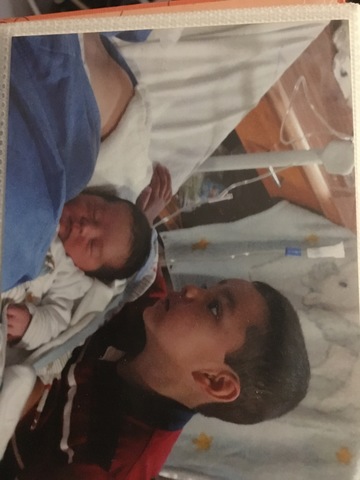 my brother was born