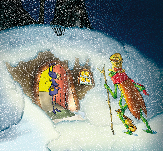 LA CIGARRA Y LA HORMIGA (es una de las fábulas atribuidas a Esopo y recreada por Jean de La Fontaine y Félix María Samaniego)