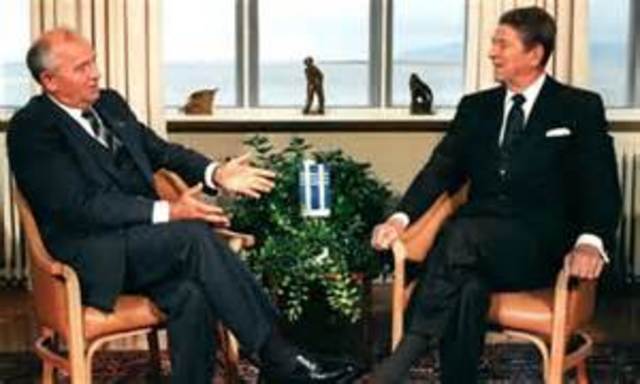 Meeting with Ronald Reagan