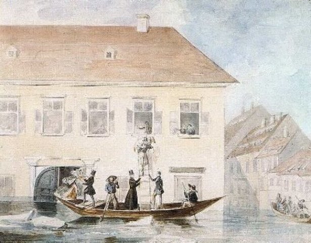 Wesselényi életét kockáztatva segített a bajbajutottakon