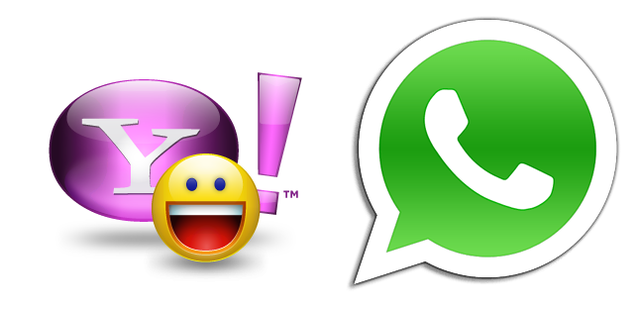 whatsaapp y yahoo