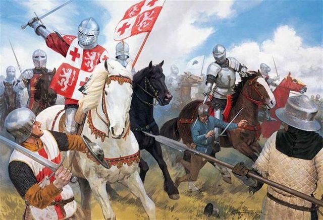 French and English meet at Patay