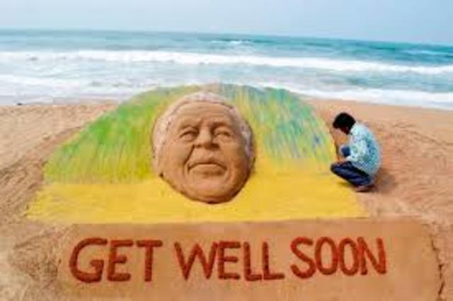 Admitted to hospital