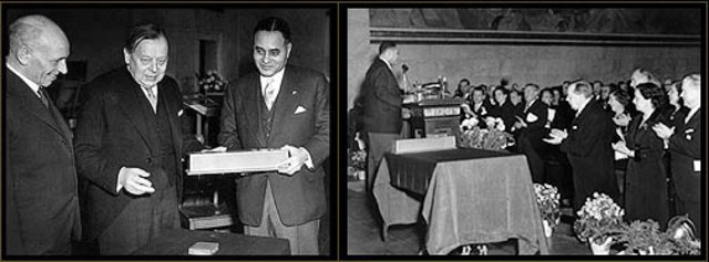 Winston Churchill wins the nobel peace prize