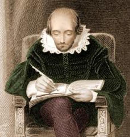 Shakespeare leaves his family to work on his playwrite