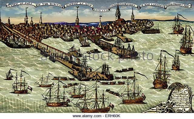 British Troops Arrive in Boston