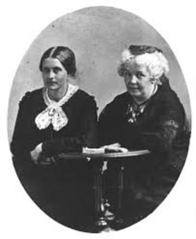 Elizabeth Cady Stanton and Susan B. Anthony