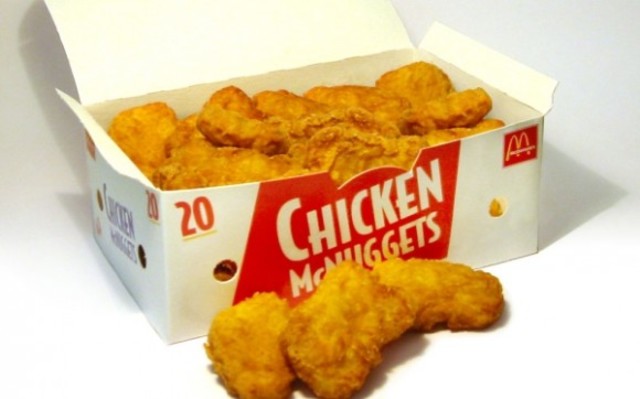 McDonald's prueba con el pollo.