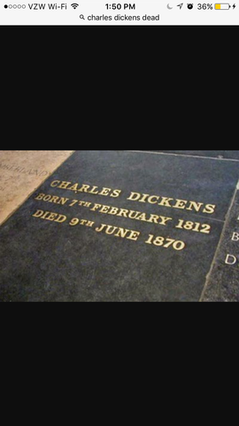 The death of Charels Dickens