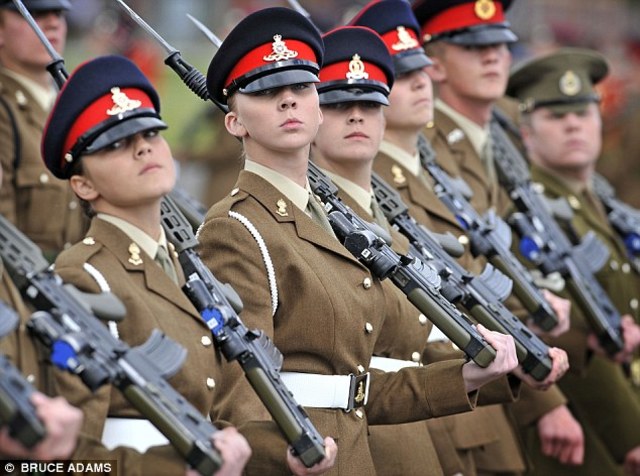 women granted the right to serve in any armed services according to their performance standard.