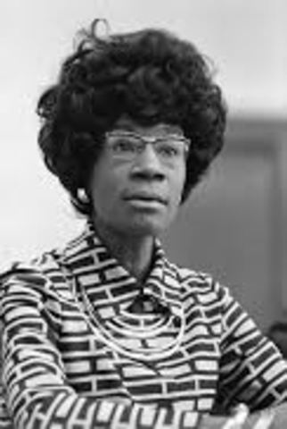 Politician Shirley Chisholm