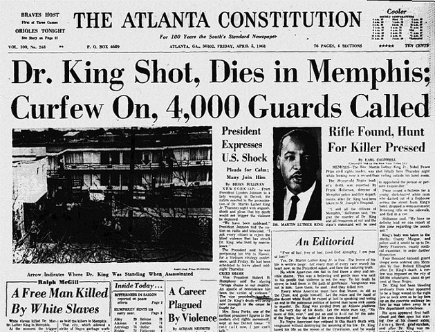 Martin Luther King Jr.'s Death