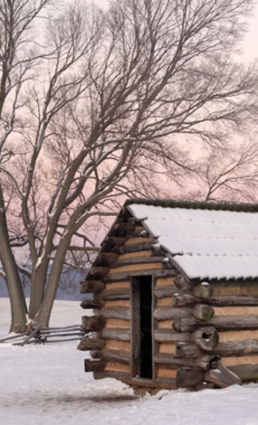 The terrible winter at Valley Forge, PA, where Washington’s men became a fighting machine.