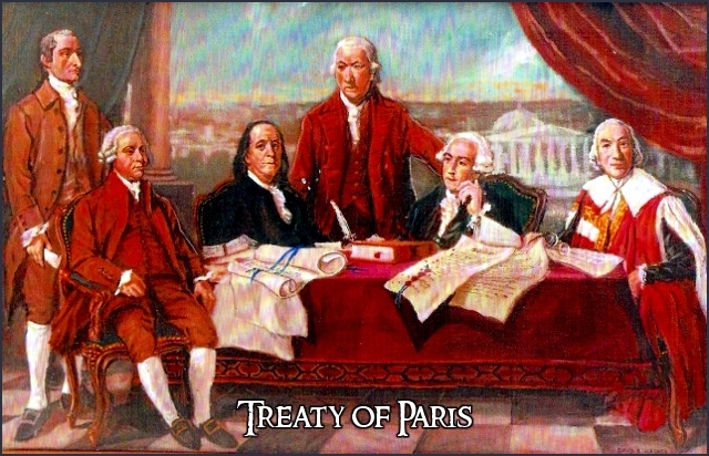The Treaty of Paris was signed, officially ending the American Revolution, as well as changing the boundaries of American and other British colonies