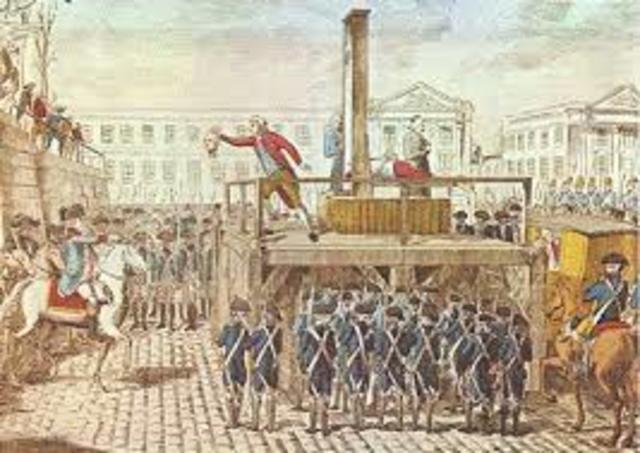 Louis XVI executed