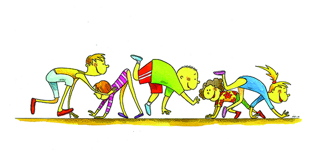 Testi képességek, mint nagymozgások, finommozgások kialakulásának szakasza