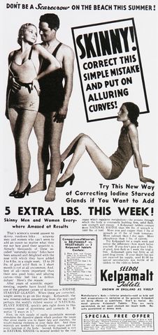 Gaining Weight ad 1930s