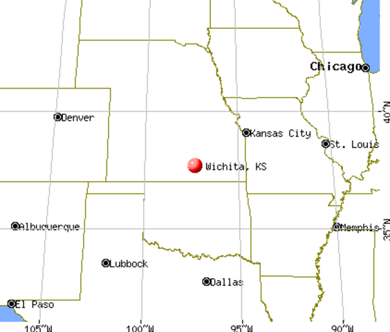 Family moves to Wichita, Kansas