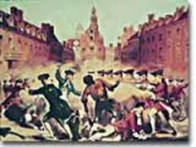 The boston massacre
