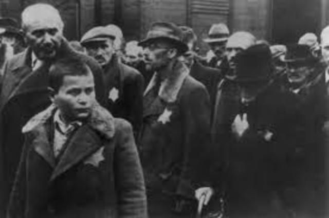 Jews were ordered and forced to wear special clothing and markings