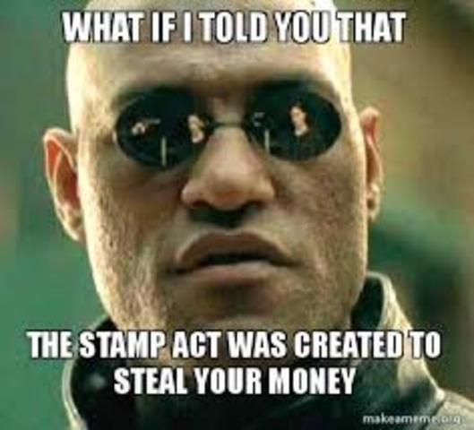 The stamp act