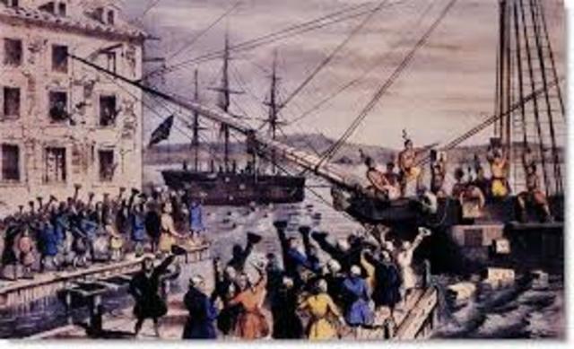 The tea act/ Boston tea party