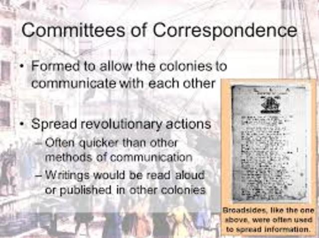 committees of correspondence