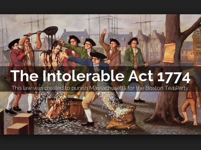 Coercive Acts (Intolerable Acts)