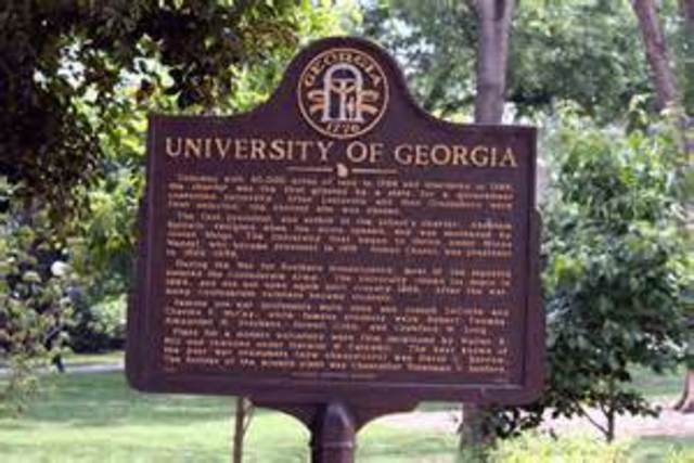 The University of Georgia got its charter.