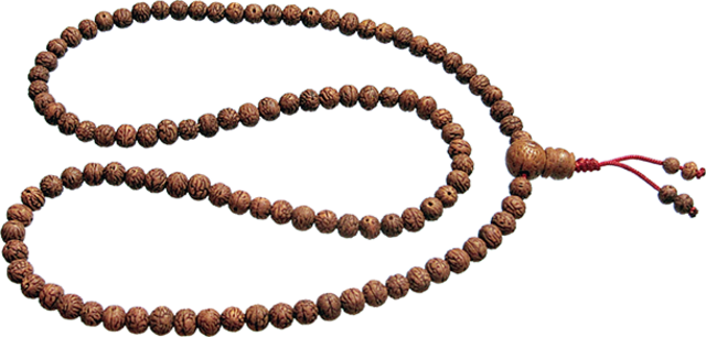 Буддийские чётки из семян рокто
