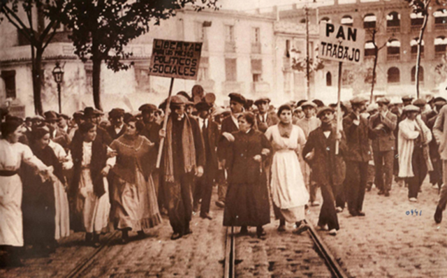 Protestes dels treballadors tèxtils britànics contra les màquines